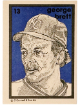 George Brett 1984 O'Connell & Son Mini Print Art Card #13 (Kansas City Royals/HOF)