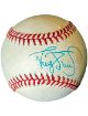 Darryl Strawberry Official Rawlings RONL National League Baseball Imperfect- COA (Mets/Yankees)