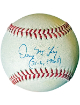 Denny McLain signed Official Rawlings ROAL Baseball w/ 31-6, 1968 tone- COA (Detroit Tigers)