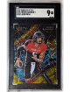 Patrick Mahomes 2023 Panini Select DP Gold Lazer Prizm Card #126- SGC Graded 9 Mint (Texas Tech/Chiefs)