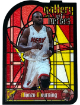 Alonzo Mourning 1999-00 Topps Gallery Gallery of Heroes Die-Cut Card #GH9 (Miami Heat)