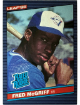 Fred McGriff 1986 Leaf Canadian Rated Rookie Card RC #28 (Toronto Blue Jays/HOF)