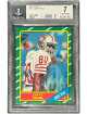 Jerry Rice 1986 Topps Rookie Card (RC) #161- Beckett/BGS Graded 7 Near Mint (w/sub-grades/San Francisco 49ers/HOF)