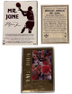 Michael Jordan 1998 Upper Deck 22KT Gold "Mr. June" Card /7233- COA (Chicago Bulls/GOAT/HOF)