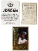 Michael Jordan 1998 Upper Deck 22KT Gold Double Triple Card /7233- COA (Chicago Bulls/GOAT/HOF)