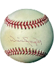 Willie Stargell signed RONL Rawlings Official National League Baseball imperfect- COA (HOF/Pittsburgh Pirates)