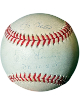 Don Larsen/Yogi Berra signed Rawlings Official ROAL American League Baseball PG 10-8-56 faded- COA (New York Yankees)