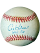 Al Kaline signed ROAL Rawlings Official American League Baseball imperfect HOF 80- COA (Detroit Tigers/HOF)