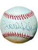 Brooks Robinson signed ROAL Rawlings OFC American League Baseball imperfect- COA (Baltimore Orioles/HOF)