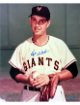 Hoyt Wilhelm signed New York Giants 8x10 Photo imperfect- Steiner Sports Hologram/COA