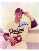 Clem Labine signed Brooklyn Dodgers MLB Licensed 8x10 Photo- COA