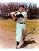 Enos Slaughter signed New York Yankees MLB 8x10 Photo imperfect- COA (HOF/10XAS)