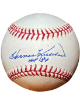 Harmon Killebrew signed Official Rawlings MLB Baseball HOF 84 minor tone- COA (Minnesota Twins)
