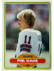 Phil Simms 1980 Topps Rookie Card (RC) #225 (New York Giants/2X SB Champs/MVP)
