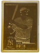 Babe Ruth 1996 CMG Worldwide 22K Gold Foil Card #30 (New York Yankees/HOF)