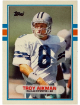 Troy Aikman 1989 Topps Traded Rookie Card (RC) #70T (Dallas Cowboys/HOF)