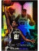 Tim Duncan 1998-99 Flair Showcase Passion Card Row 2 #3 (San Antonio Spurs/HOF)