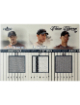 Roger Clemens/Andy Pettitte/Roy Oswalt 2004 Fleer Classic Clippings Triple Game-Worn Jersey Rack Card # JR-C/P/O- /225 (Houston Astros)
