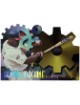 Albert Belle 1996 Fleer Ultra Hitting Machine Die-Cut Card #1 (Cleveland)