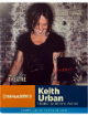 Keith Urban signed 2018 Graffiti U 22x28 Poster SiriusXM Music City Theatre imperfect- COA (VERY RARE)