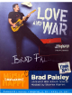 Brad Paisley signed 2017 Love and War Album Special 22x28 Poster SiriusXM Studios Town Hall- COA