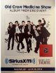 Old Crow Medicine Show signed 2014 Remedy Album Premiere Event 22"x28" Poster SiriusXM Music City Theatre imperfect- 7 SIGS- COA