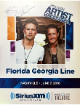 Florida Georgia Line signed 2016 SiriusXM Artist Confidential 22"x28" Poster SiriusXM Music City Theatre- COA (Tyler Hubbard/Brian Kelley)