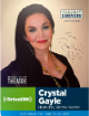 Crystal Gayle signed 2019 Prime Country 22"x28" Poster imperfect SiriusXM Music City Theatre- COA