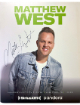 Matthew West signed 2020 22"x28" Poster Pandora-SiriusXM Music City Theatre imperfect- COA