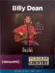 Billy Dean signed 2018 Prime Country 22"x28" Poster SiriusXM Music City Theatre imperfect- COA