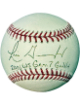 Luis Gonzalez signed Rawlings Official Major League Baseball 2001 WS Game 7 GW Hit- Beckett Hologram (Arizona Diamondbacks)