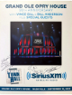 Keith Urban/Bill Anderson/Vince Gill signed 2015 Grand Ole Opry House 90th Anniversary 22"x28" Poster imperfect SiriusXM Town Hall- COA
