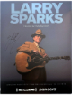 Larry Sparks signed 2019 22x28" Poster SiriusXM Pandora Music City Theatre Bluegrass imperfect- COA