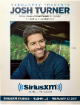 Josh Turner signed 2017 Y2Kountry Presents Deep South Album Premiere Special 22"x28" Poster imperfect SiriusXM Studios- COA