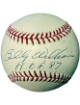 Billy Williams signed Rawlings Official Major League Baseball HOF 87- MLB Hologram (Chicago Cubs)