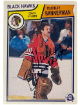 Murray Bannerman signed 1983-84 NHL O-Pee-Chee On Card Auto #97- COA (Chicago Blackhawks)