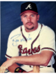 Ryan Klesko signed Atlanta Braves MLB Licensed 8x10 Photo imperfect- COA