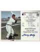 Larry Doby signed Cleveland MLB Licensed Hall of Fame Induction July 26, 1998 8x10 Photo/Card- COA/Ticket (HOF)