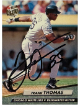 Frank Thomas signed 1992 Fleer Ultra On Card Auto #44 - COA (White Sox/HOF)