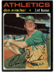 Don Mincher signed 1971 Topps On Card Auto #680 - COA (Oakland A's/1972 WSC)