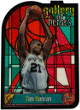 Tim Duncan 1999-2000 Topps Gallery of Heroes Die-Cut Stained Glass Card #GH5 (San Antonio Spurs/HOF)