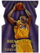 Shaquille O'Neal 1997-98 Fleer Tower of Power Die-Cut Fold Out Card #8TP (Los Angeles Lakers/HOF)