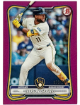 Jackson Chourio 2026 Bowman Fuchsia Baseball Card #4 /299 (Milwaukee Brewers)