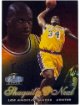 Shaquille O'Neal 1997-98 Flair Showcase Card #7 Row 2 (Los Angeles Lakers/HOF)