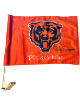 Gale Sayers signed Chicago Bears US Cellular Logo 9"x12" Car Flag- COA (HOF)