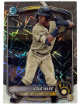 Jesus Made 2025 Bowman Chrome Prospects Laser Refractor RC Card #BCP-245 (Milwaukee Brewers)