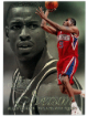 Allen Iverson 1996-97 Flair Showcase Rookie Card RC Row 2-Seat 3 (Philadelphia 76ers/HOF)