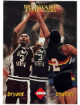 Kobe Bryant 1996-97 Collector's Edge Hard Court Time Warp Factory Set Rookie Card (RC) #TW3 w/ Alex English