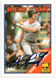 Mike Greenwell signed 1988 Topps All-Star Rookie On Card Auto #493- COA (Boston Red Sox)