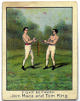 Jem Mace and Tom King 1910 T220 Mecca Cigarettes Prize Fighting Card
